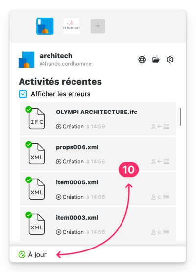 2-comprendre-les-pictogrammes-de-la-fenêtre-de-kroqi-drive-5.2.4-avec-synchronisation-de-fichiers-à-jour