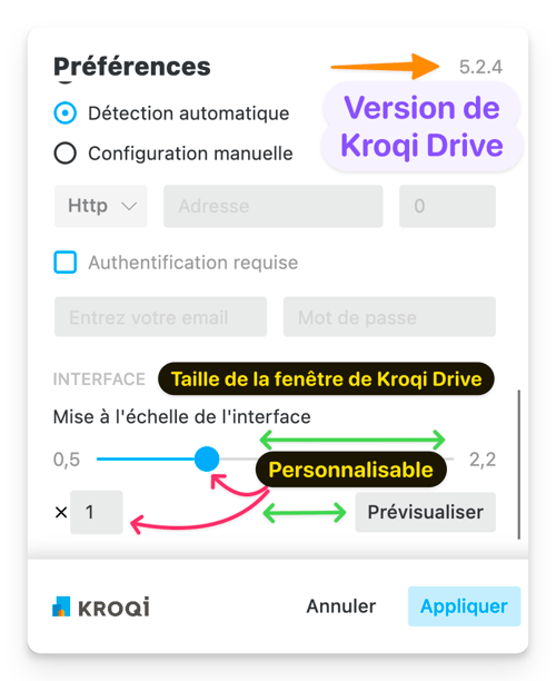 4-préférences-agrandir-ou-réduire-la-taille-de-la-fenêtre-de-votre-kroqi-drive