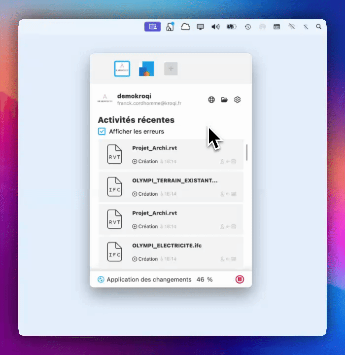 Kroqi Drive 5.2.4 - La Synchronisation Sélective et Mise à léchelle de la fenêtre de Kroqi Drive
